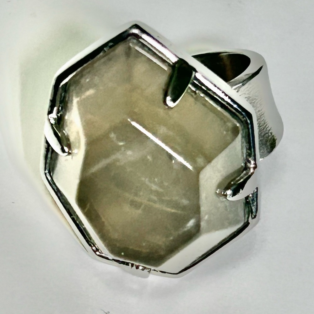 Evil Pawn Jewelry Veda Ring in Smoky Quartz
